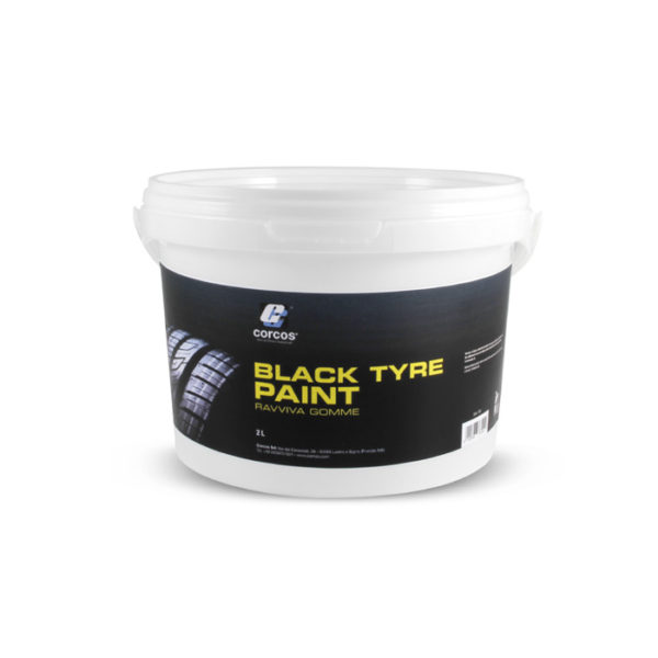 763 Black tyre paint